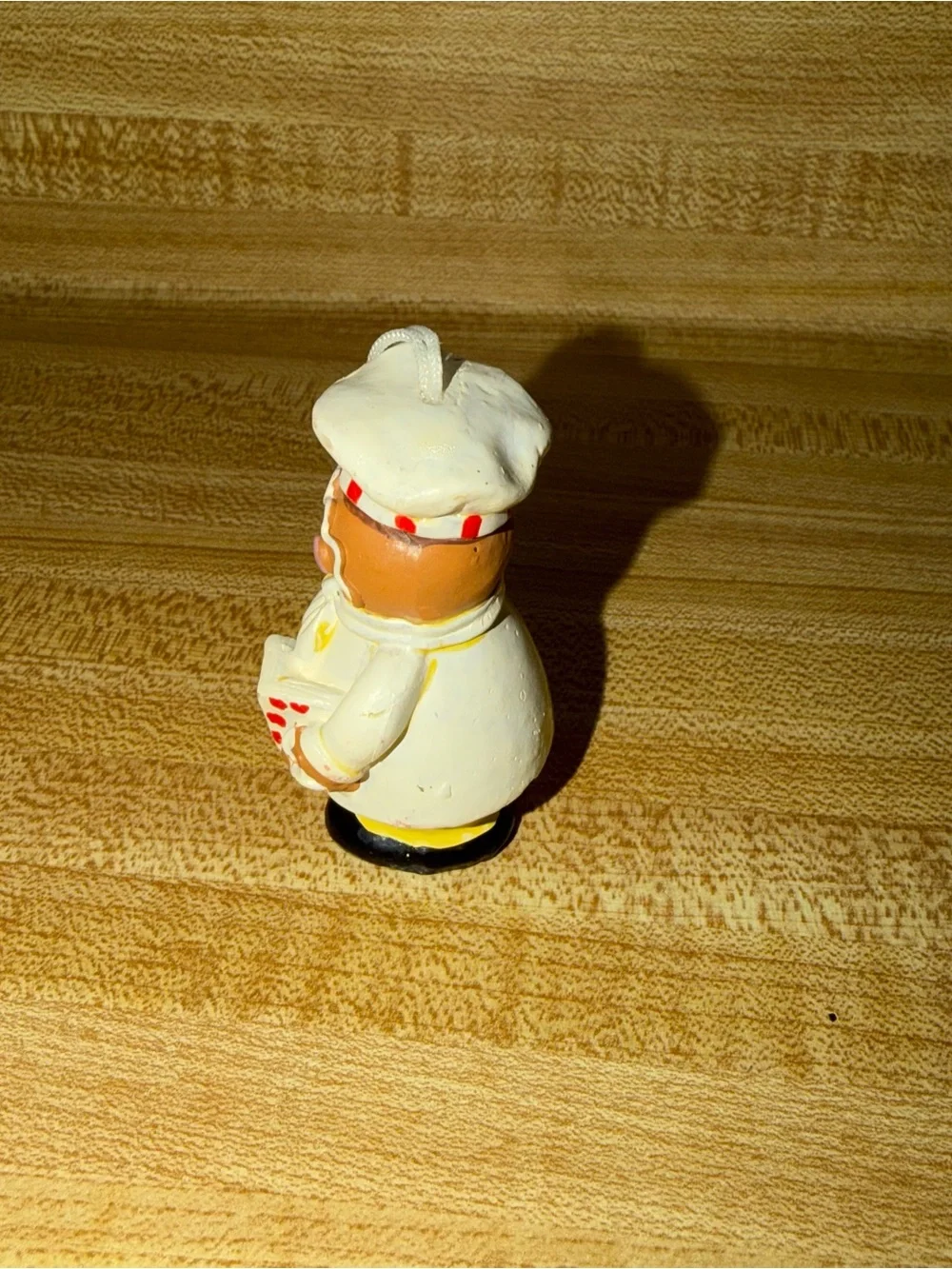 Ceramic‎ Chef Ornament in Cream, Red and Black Christmas kitchen
